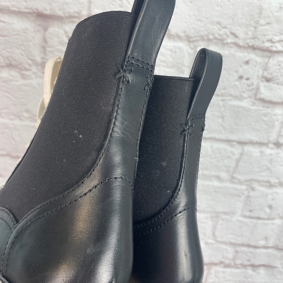 Rag & Bone Shiloh Black Leather Lace-Up Combat Boot Size 7.5 - Picture 3 of 9